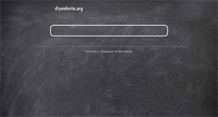Desktop Screenshot of diywebsite.org